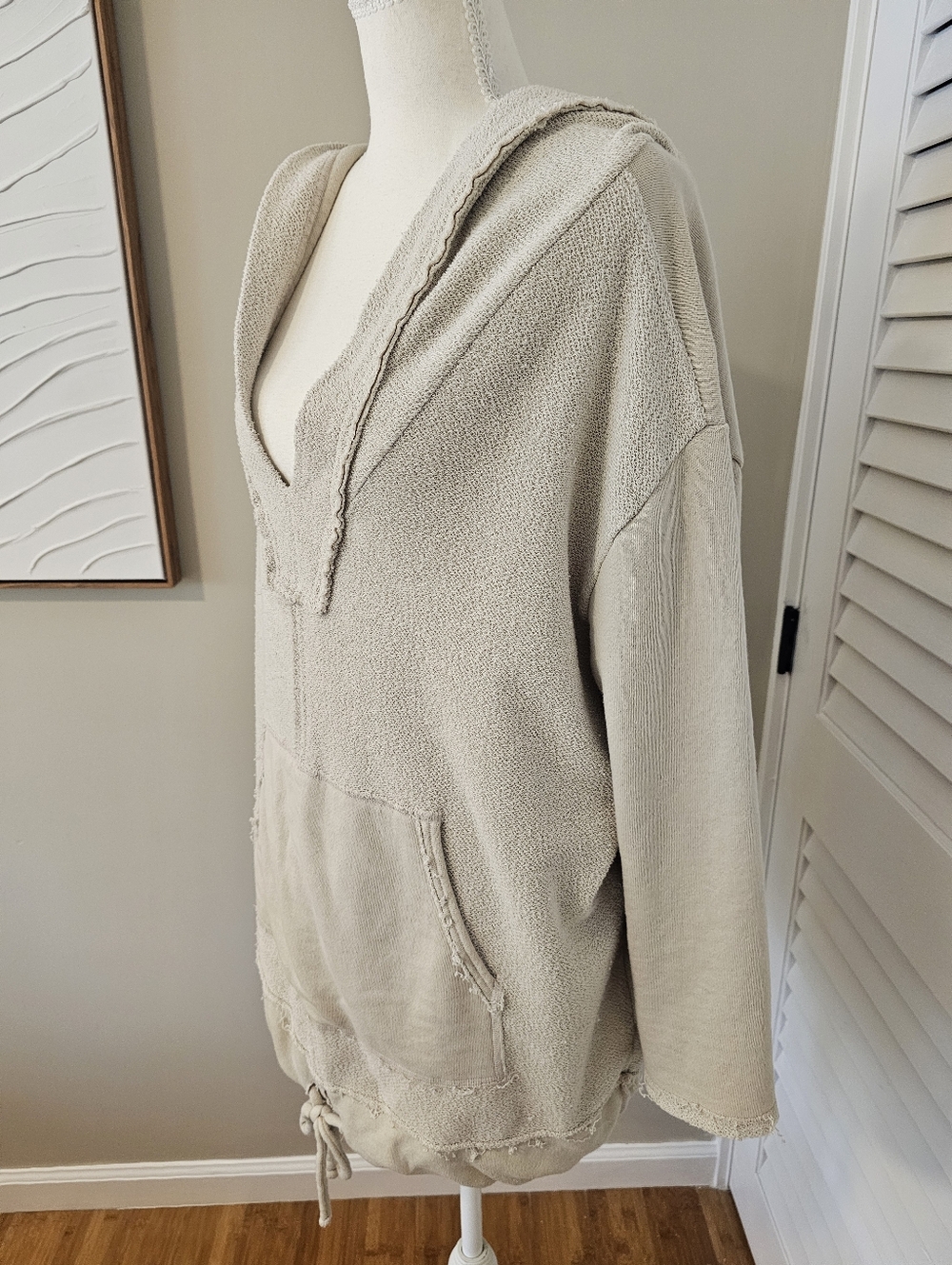 Free People Free-est Beach-to-Street Pullover Hoodie | Boho Oversized | Like New